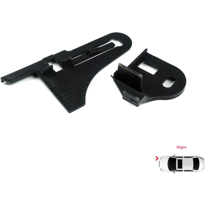 BHL511 Koplampbeugel Montage Reparatiebeugel Lipjes Set Rechterkant voor Renault Megane MK3 2008-2016 260100017R