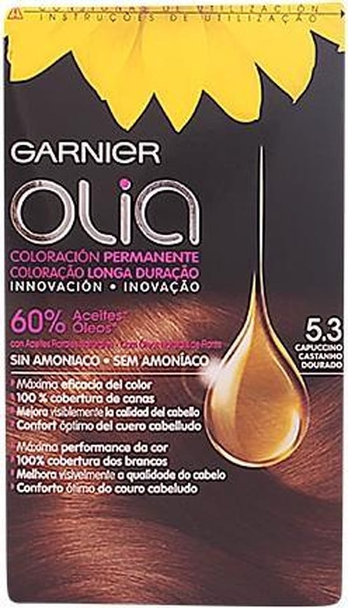 Olia Permanente Kleur #5,3 Cappuccino Set 4 stuks
