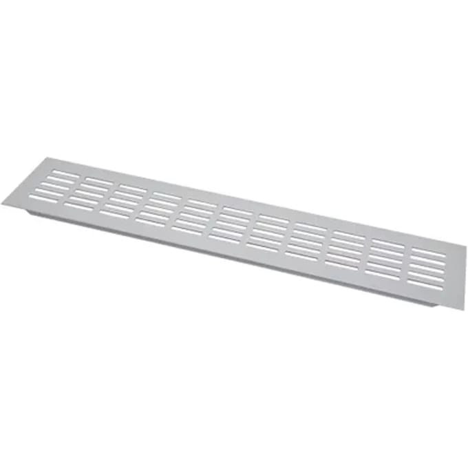 Sencys Deurrooster 40x8cm Aluminium Geanodiseerd