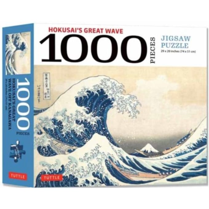 Hokusai's Great Wave - 1000 Piece Jigsaw Puzzle: Finished Size 29 In X 20 Inch (74 X 51 Cm) - Tuttle Studio