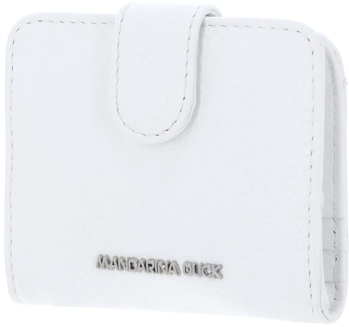 MANDARINA DUCK Leren kaarthoes Mellow Leather Card Case Blanc wit