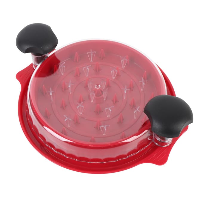 Kippenvleesversnipperaar Draai Zichtbare Vleesversnipperaar Machine Sterke Antislipstrip Ergonomisch Handvat gray