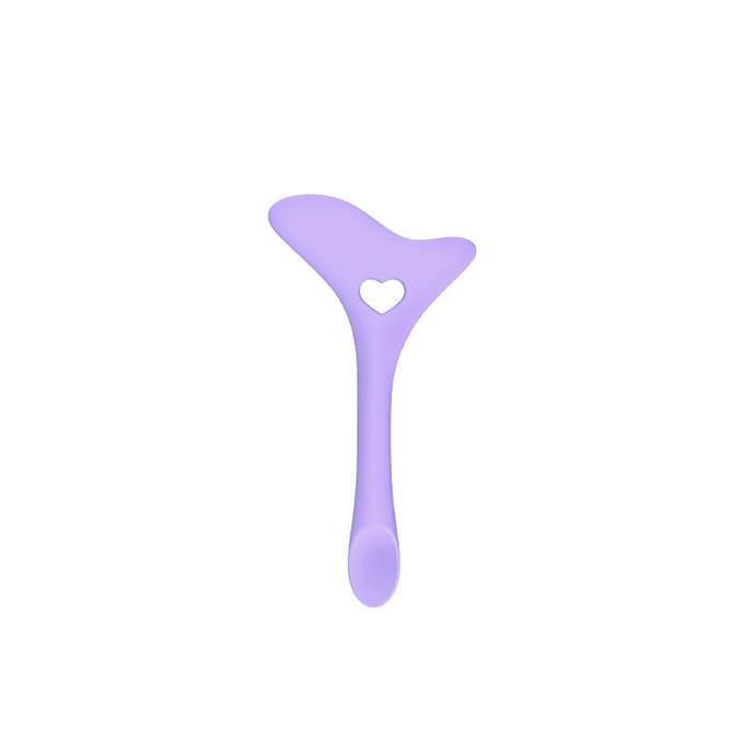 Ensemble d'applicateurs de bouclier de Mascara, pochoir d'eyeliner ailé, outil de guidage d'eyeliner en Silicone réutilisable pour le maquillage des yeux violet