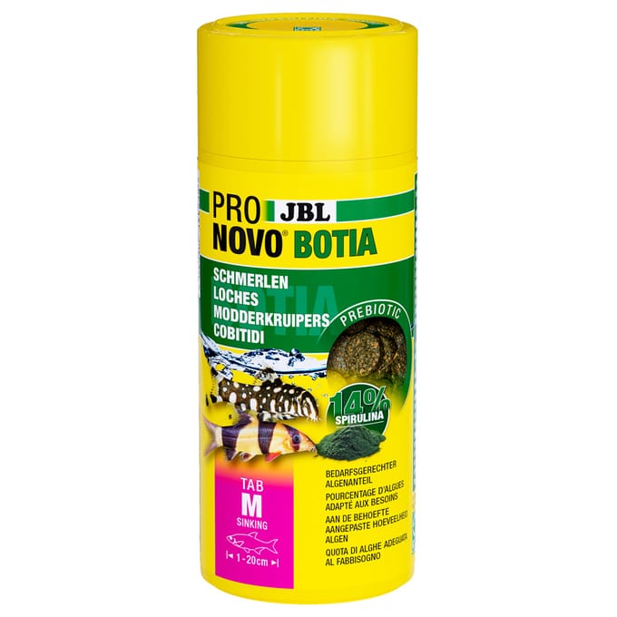 Dubbelpak: 2 x 250 ml JBL ProNovo Botia Tab M visvoer
