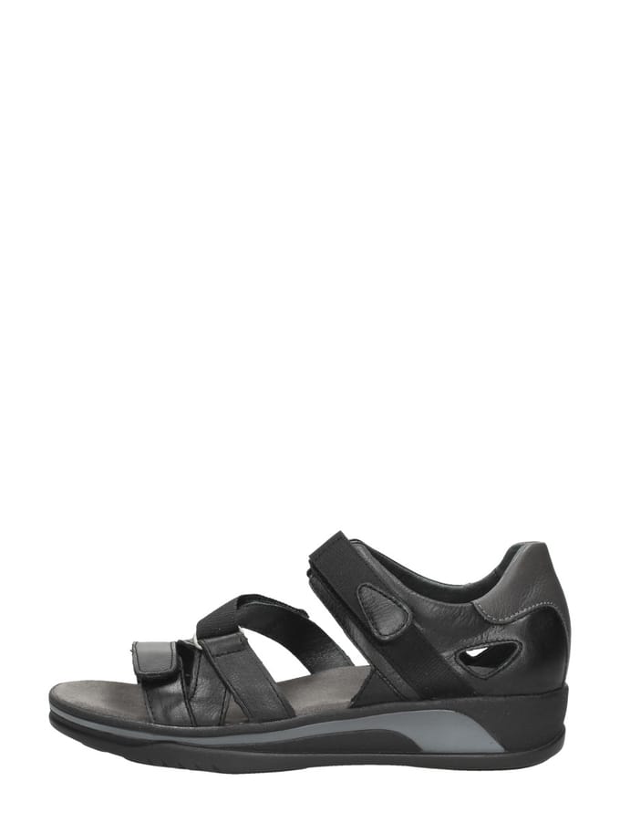 Wolky Desh Sandalen Plat - Zwart - Maat 37