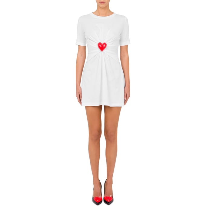 Moschino Dress White Taglia: 36 | Abiti Mini Outlet | Donna | Bianco