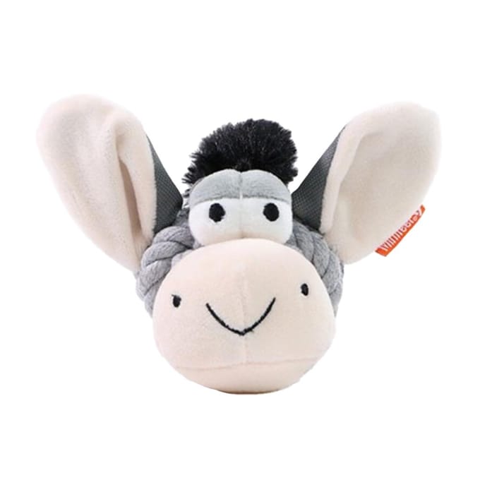 Mbw MiniFeet Ezel Touw Hondenspeelgoed (Grijs)