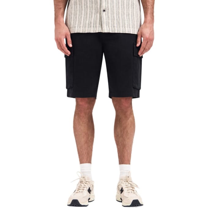 No Excess Short cargo twill black
