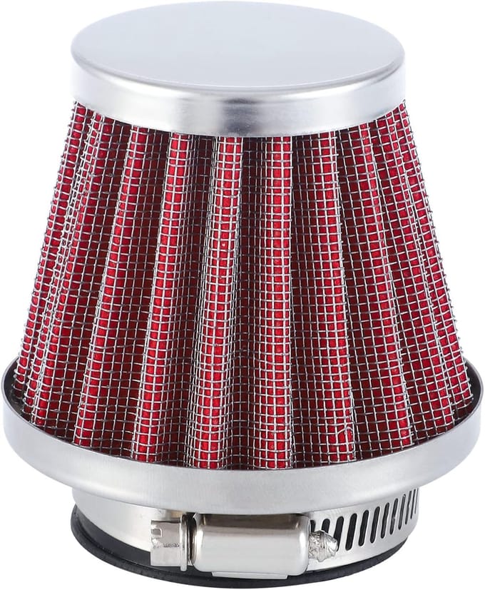 Universeel Dubbel Luchtfilter voor Motorfiets en Scooter - Stalen 38/39/40 mm