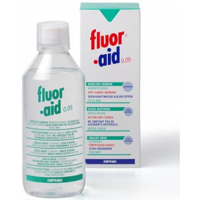 Dentaid Fluor Aid 0.05% Mondspoelmiddel 500 Mondwater