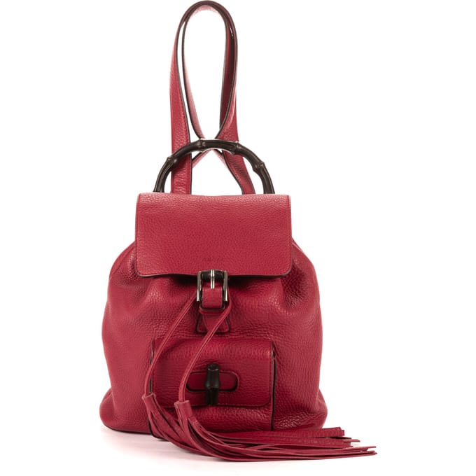 Bamboo Tassel Backpack  Rugzak