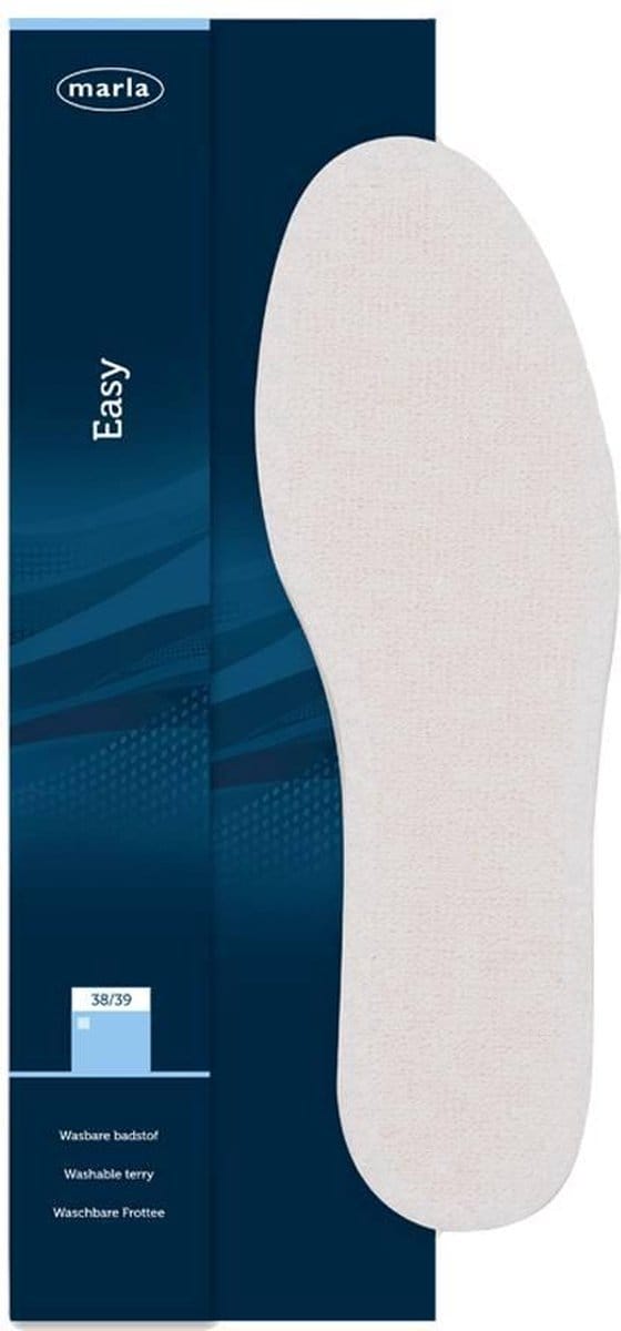 Marla Easy Wit Unisex Inlegzolen - Maat 46/47