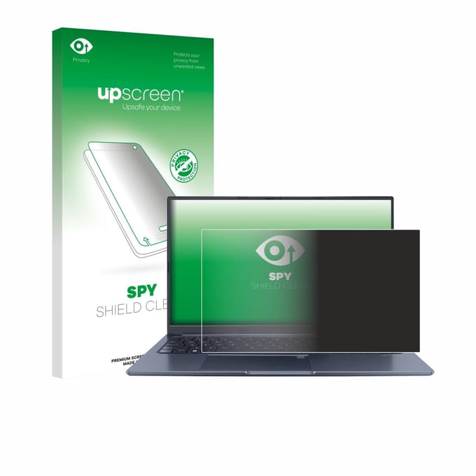 upscreen - privacy screenprotector voor ASUS Vivobook 15X OLED M1503QA - Folie Beschermfolie Blauwlichtfilter