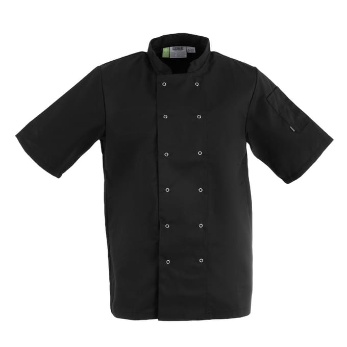 Whites Vegas Koksbuis Korte Mouw Zwart 4XL