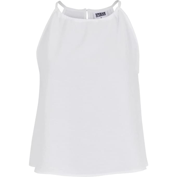 Urban Classics - Structured Mouwloze top - XS - Wit