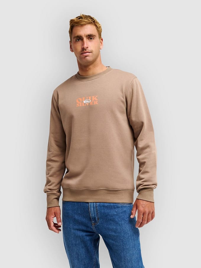 Quiksilver True Crew Sweatshirt Bruin M Man