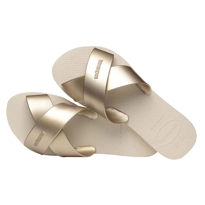 Havaianas HAV. AQUA METALLIC BEIGE Dames Slippers - beige