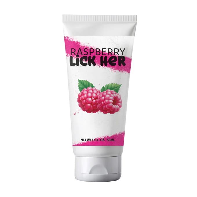 Eetbare Body Creme met Framboos Smaak - 50 ml
