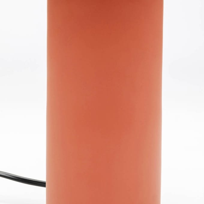 KARE Maya tafellamp, rood, staal, hoogte 39 cm