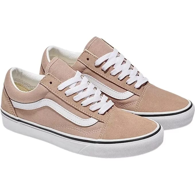 Leren en canvas sneakers Vans Old Skool