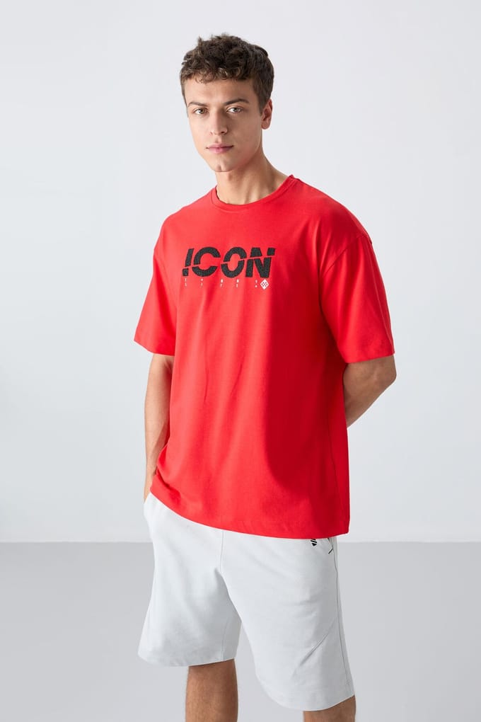 Overgrote Logo Print Crew Neck T-Shirt