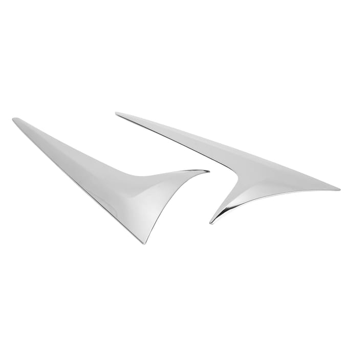 2 STUKS Auto Achterzijruit Spoiler Verchroomd Vervanging voor Mazda CX?5 CX5 KF 2017?2021 white