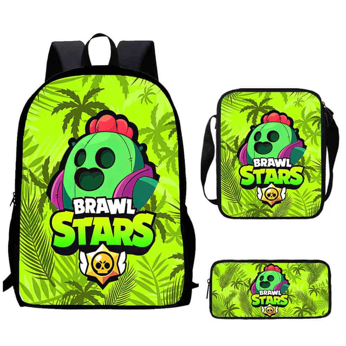 Sac à dos Brawl Stars Impression Haute Définition Multifonctionnel Léger
