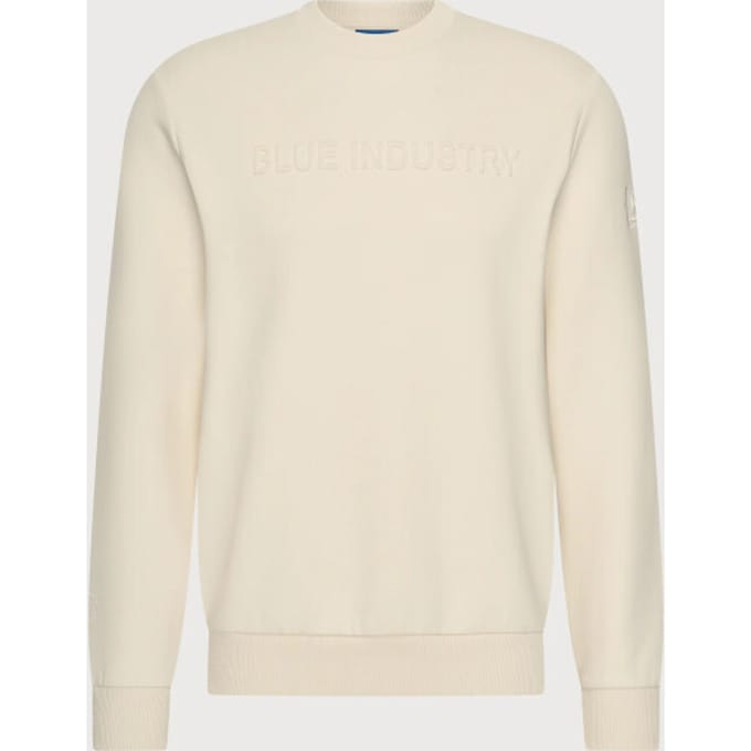 Blue Industry De logo crewneck sweater |