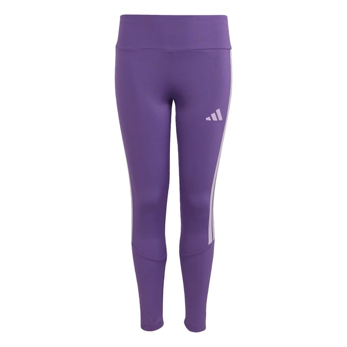 Adidas Train Essentials 3 Stripes Leggings Paars 9-10 Years Meisje