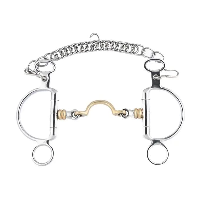 Bit met riemketting voor paard Jump'In Felipe