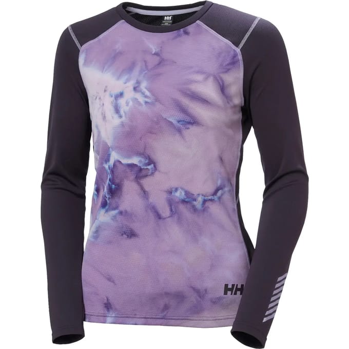 Helly Hansen Lifa Active Crew Lange Mouwen Basislaag Paars S Vrouw