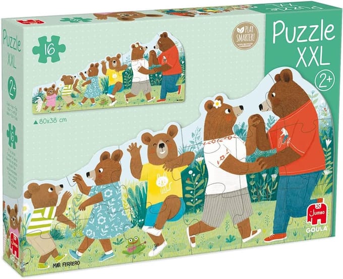 XXL Puzzel Beer Familie - 16-delige Kartonnen Puzzel