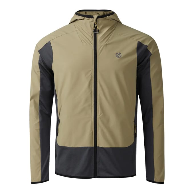 Dare2B Heren Endurance Windbestendige Waterafstotende Stretch Midlayer met Capuchon