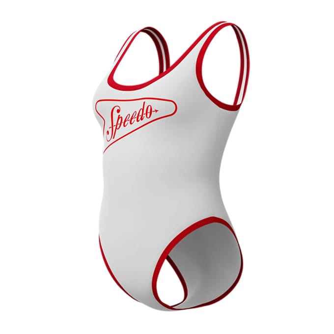 Dames zwempak uit 1 stuk Speedo Solid Bound Scoop