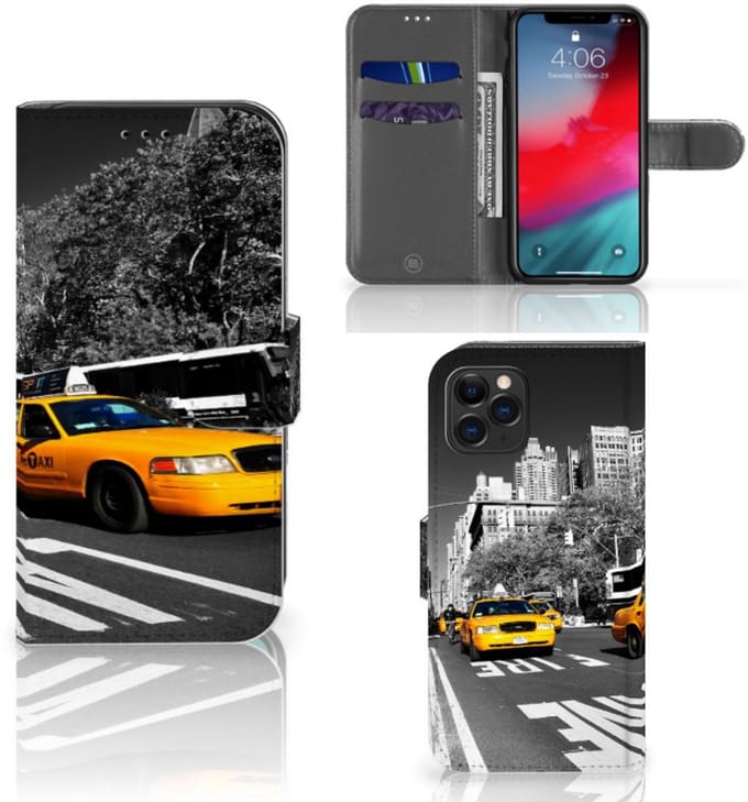 Apple iPhone 11 Pro Flip Cover New York Taxi