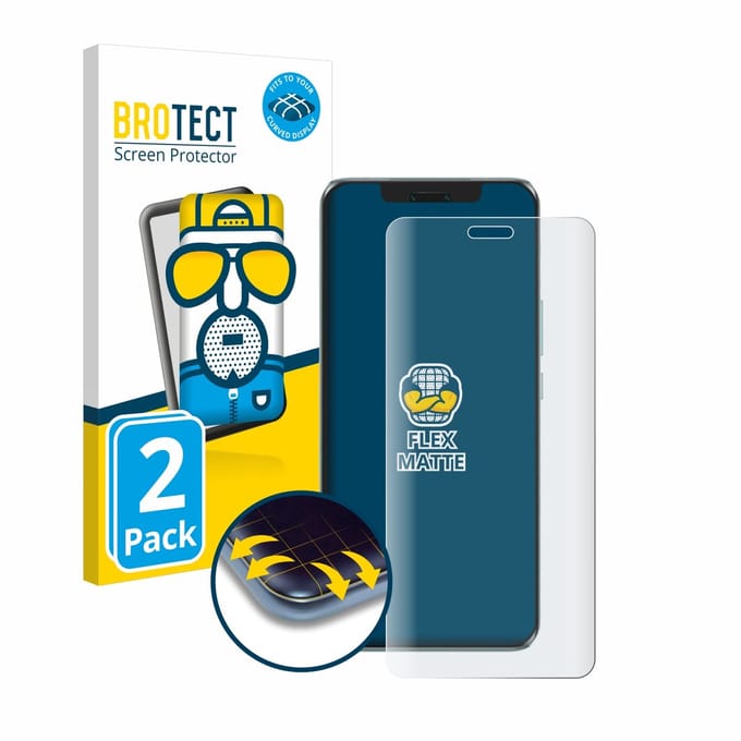 BROTECT - Screenprotector voor Honor Magic 6 Pro - Folie Beschermfolie matte volledig dekking 2 Stuks