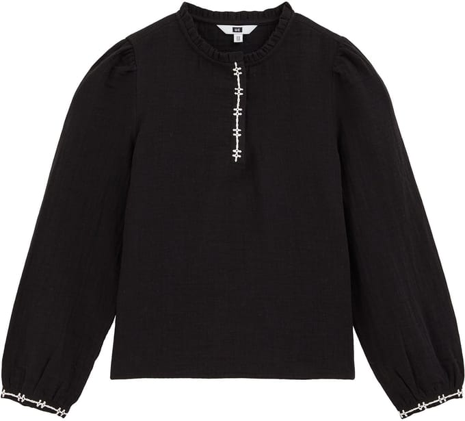 WE Fashion Meisjes blouse met embroideries