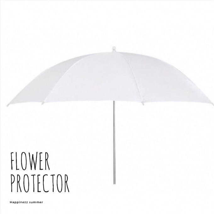 Flower Protector wit 65 cm - Charme Bijoux