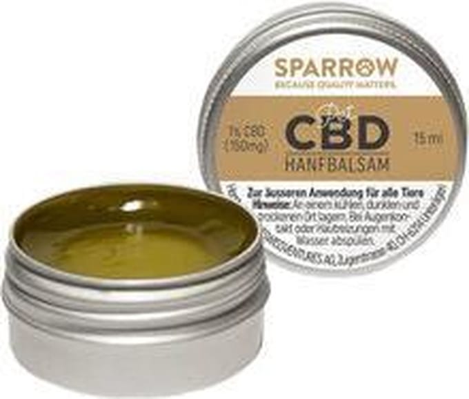 SPARROW Pet Hennep Balsem Met CBD - 15 ml
