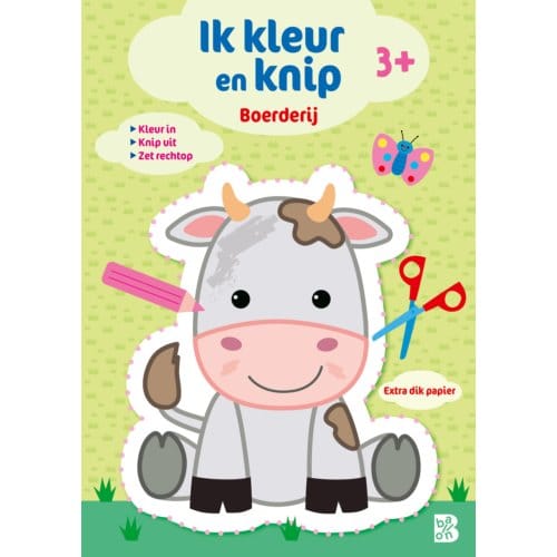 Ik Kleur En Knip: Boerderij