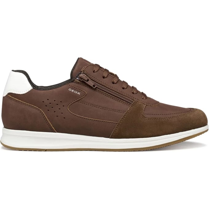 GEOX AVERY HEREN Sneakers - COGNAC - Maat 43