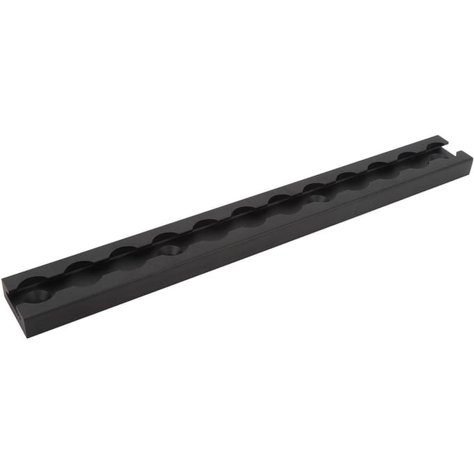 L-track rail met geboorde gaten 305mm Stevige structuur Betrouwbare ladingveiligheid Aluminiumlegering Luchtvaartrail voor vrachtwagenbakken