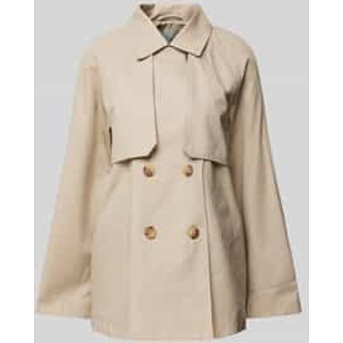 Trenchcoat met strookzakken, model 'VENICE'
