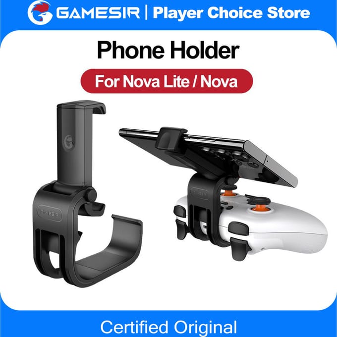 GameSir Gamepad Mobiele Telefoon Clip Stand voor Nova Lite Nova 2 Lite Super Nova Controle Opvouwbaar Ontwerp Geschikt voor breedte 75-102mm