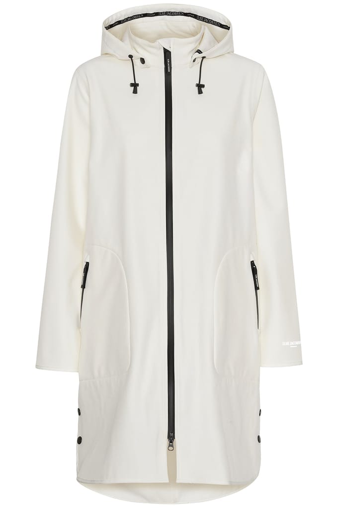 ILSE JACOBSEN HORNBÆK Rain12 Rain Jackets White Sugar Taglia: 46 | Trench Outlet | Donna | Bianco