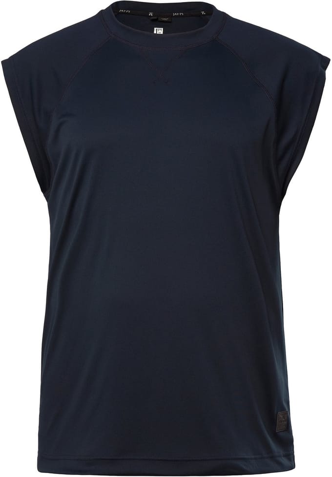 JAY-PI - Heren - Functionele top fitness Buik-Fit QuickDry - Navy blauw - Maat 6XL