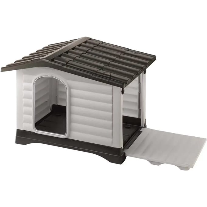 Ferplast-Hondenhok-Dogvilla-60-58x48x44-cm-grijs