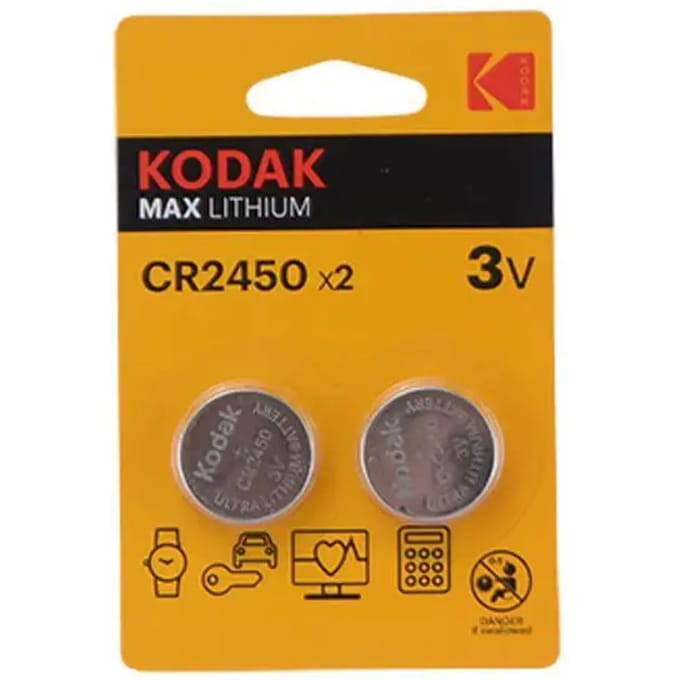 Batterijen Kodak Lithium Cr2450 (x2)