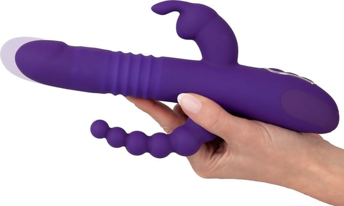 Rabbit Vibrator Thrusting Pearl Triple