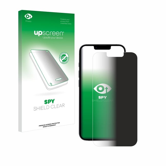 upscreen - privacy screenprotector voor Apple iPhone 16e / 17e - Folie Beschermfolie Blauwlichtfilter